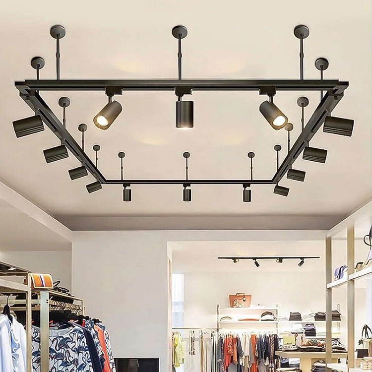 Napa Lampu Komersial Four Track Dadi Solusi Lampu Pilihan kanggo Ruang Komersial Modern