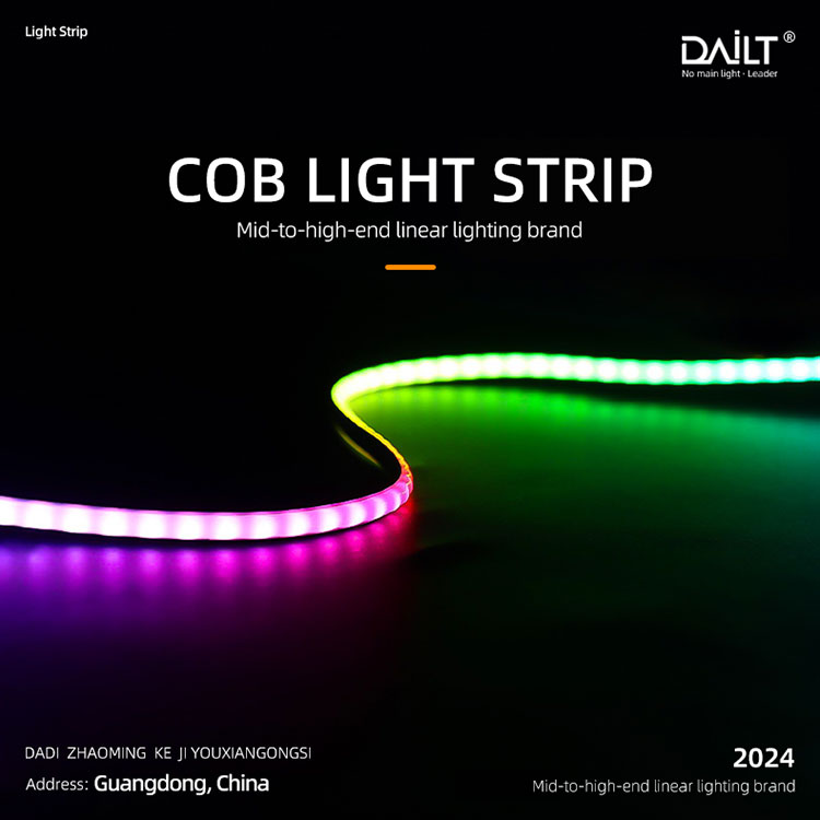Apa Strip Lampu Ajaib COB Solusi Utama kanggo Lampu Sekitar Modern